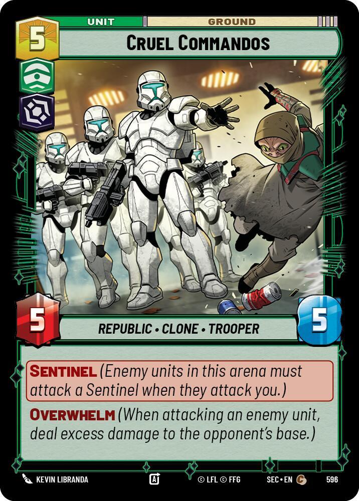 Cruel Commandos (Foil) [Secrets of Power] 596