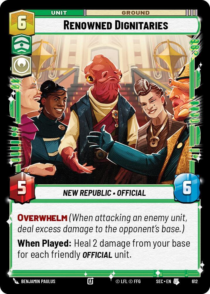 Renowned Dignitaries (Foil) [Secrets of Power] 612