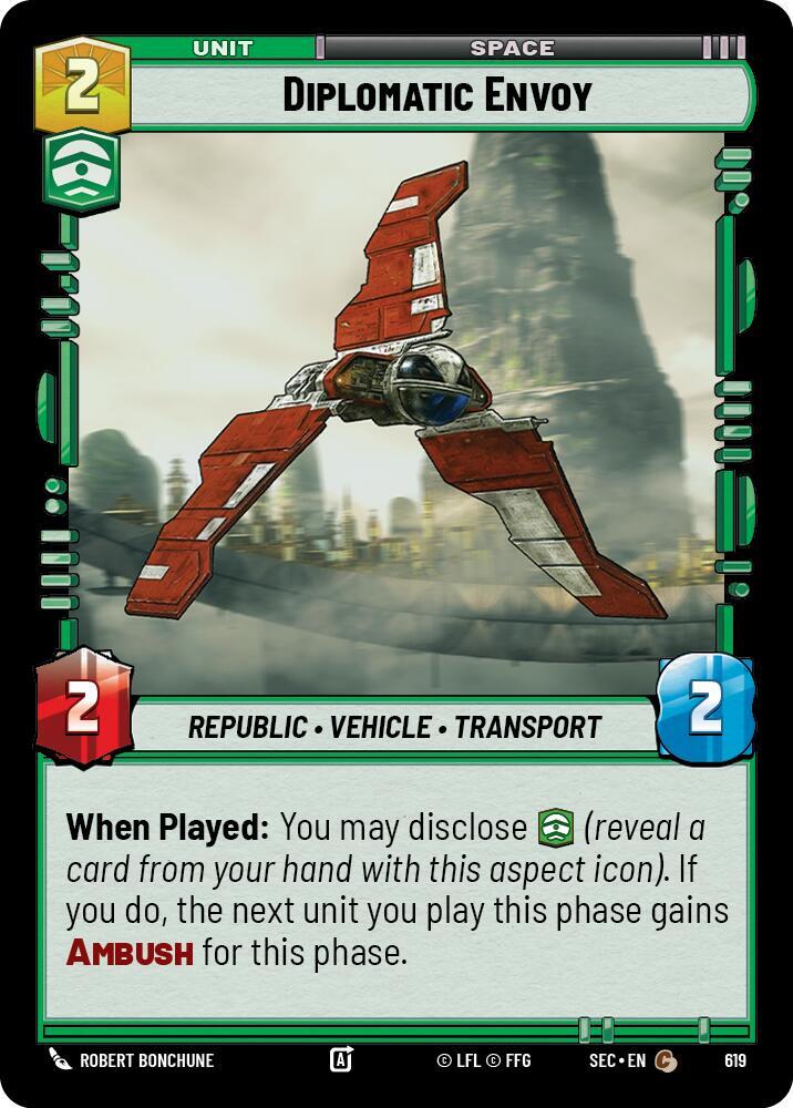 Diplomatic Envoy (Foil) [Secrets of Power] 619