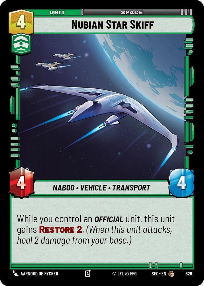 Nubian Star Skiff (Foil) [Secrets of Power] 626