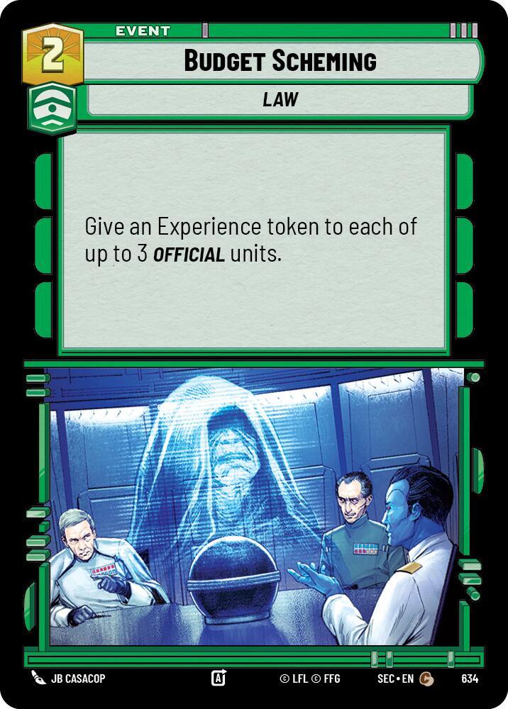 Budget Scheming (Foil) [Secrets of Power] 634