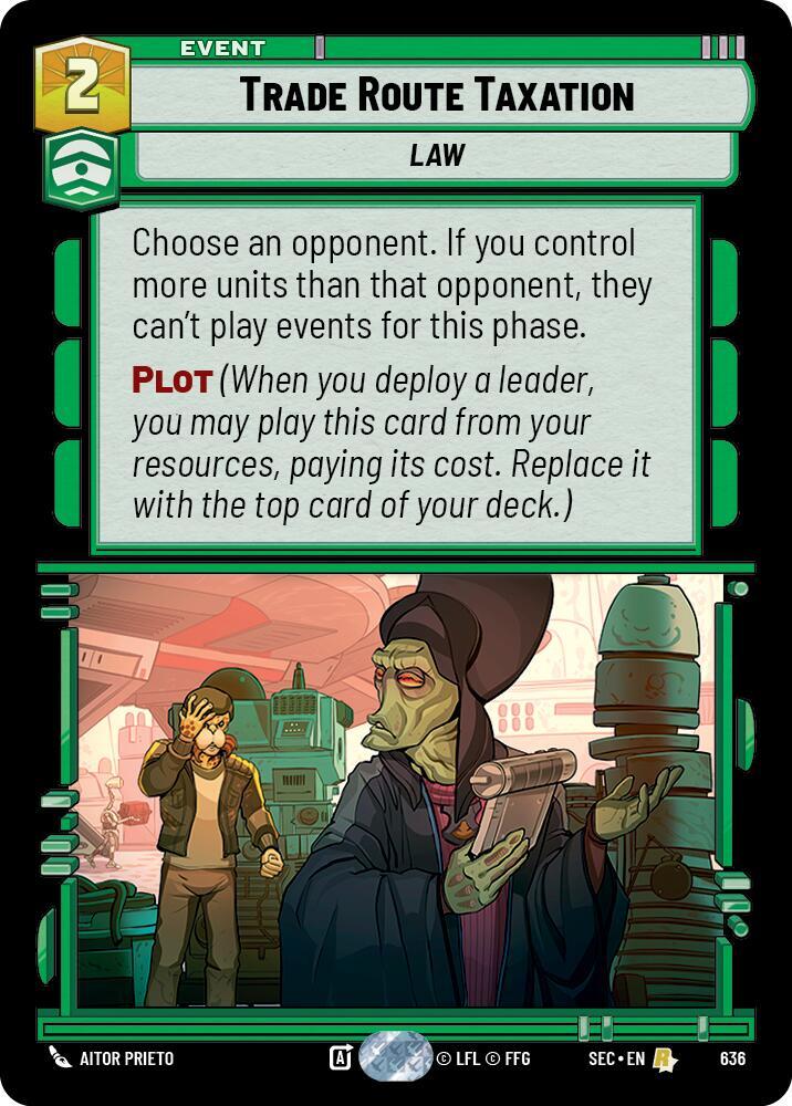 Trade Route Taxation (Foil) [Secrets of Power] 636