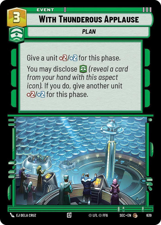 With Thunderous Applause (Foil) [Secrets of Power] 639