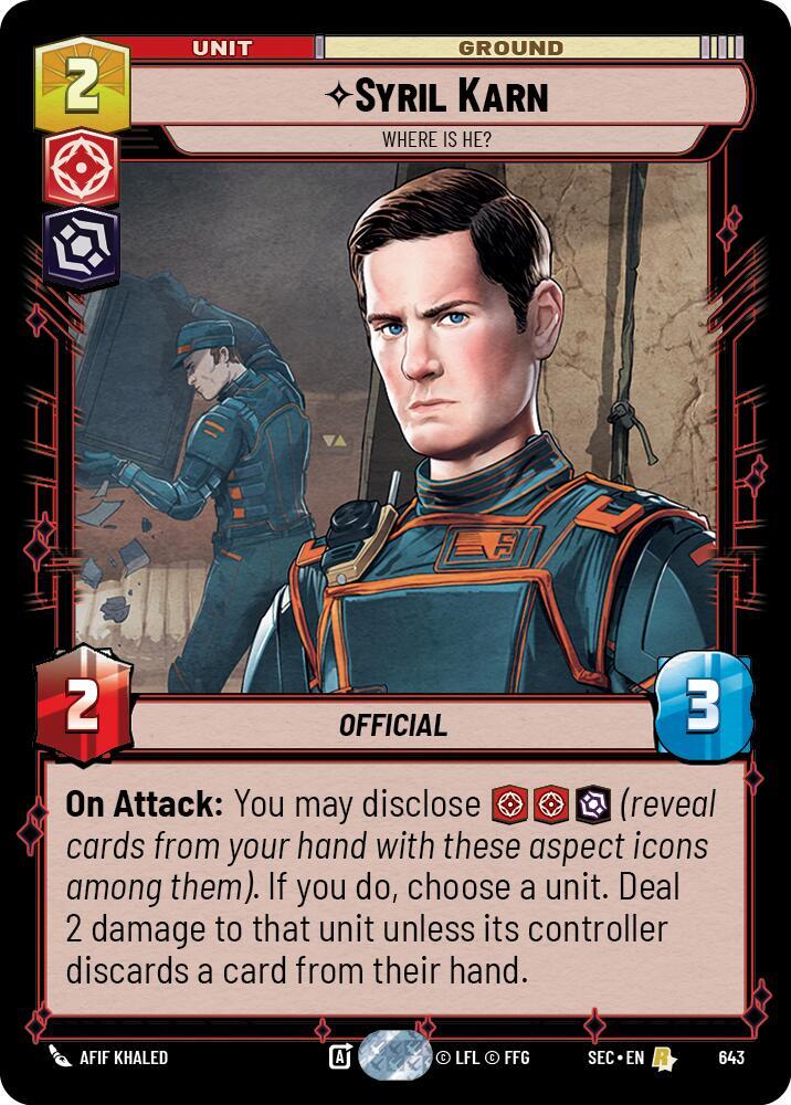 Syril Karn - Where Is He? (Foil) [Secrets of Power] 643