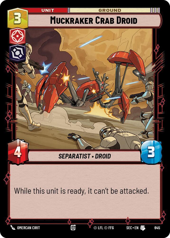 Muckraker Crab Droid (Foil) [Secrets of Power] 645