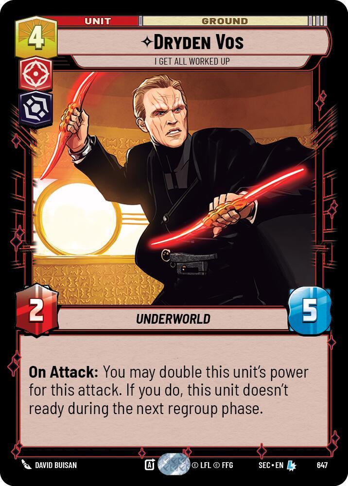 Dryden Vos - I Get All Worked Up (Foil) [Secrets of Power] 647