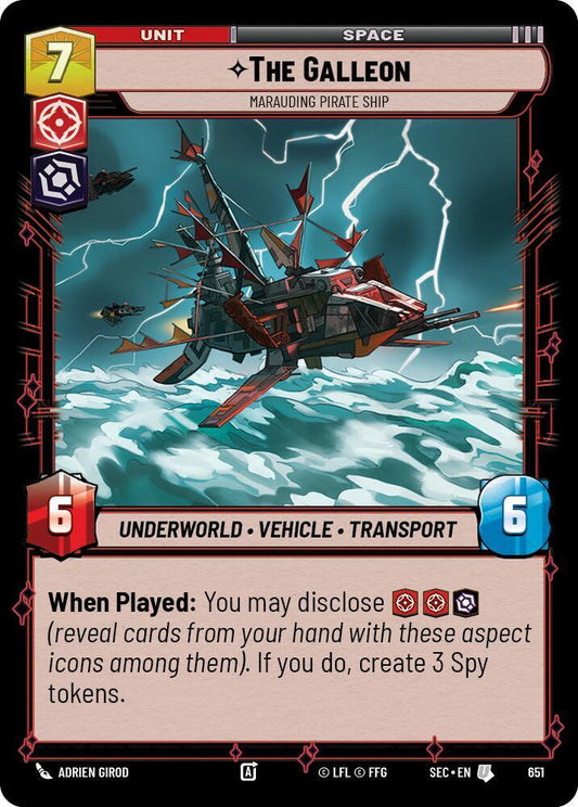 The Galleon - Marauding Pirate Ship (Foil) [Secrets of Power] 651