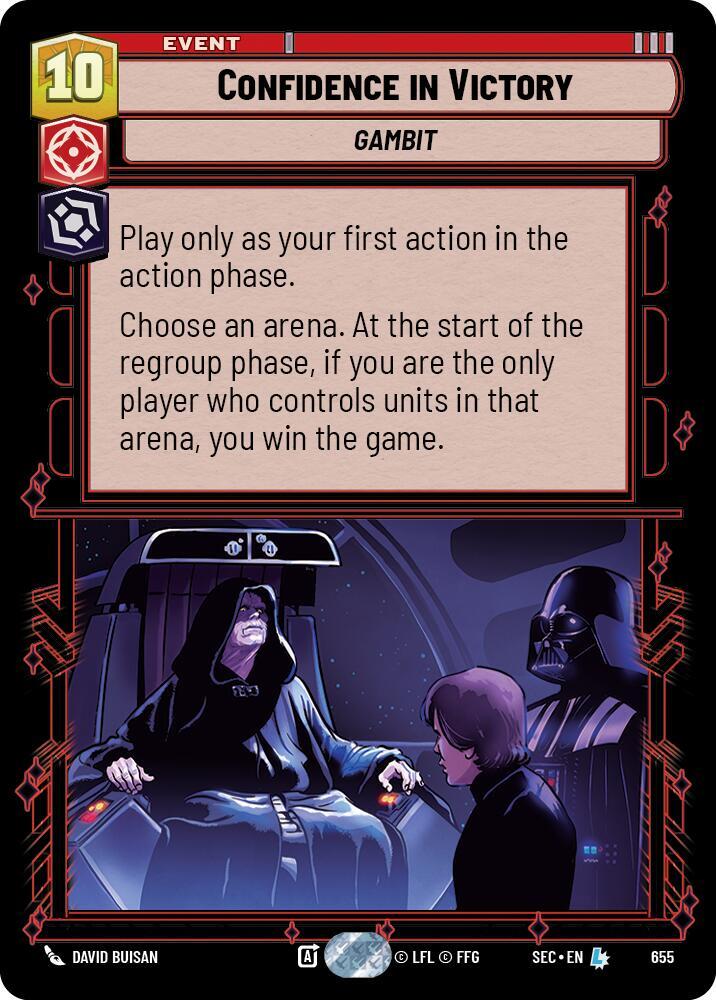 Confidence in Victory (Foil) [Secrets of Power] 655