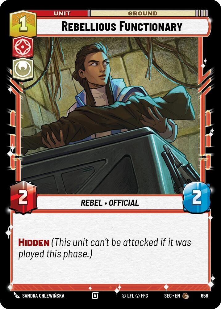 Rebellious Functionary (Foil) [Secrets of Power] 656