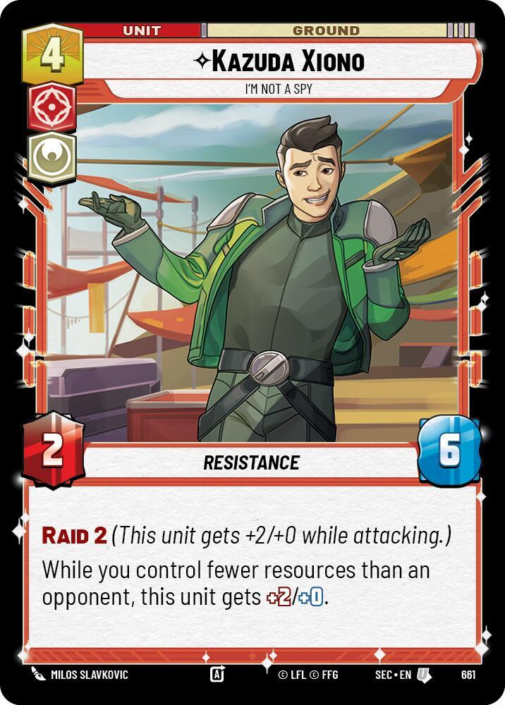 Kazuda Xiono - I'm Not A Spy (Foil) [Secrets of Power] 661