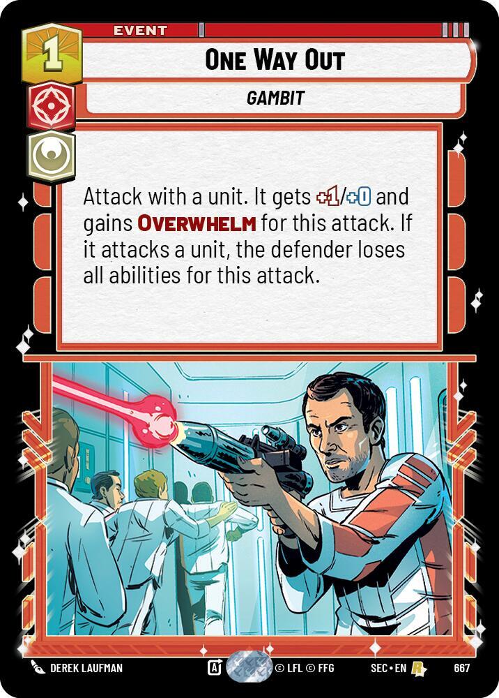 One Way Out (Foil) [Secrets of Power] 667