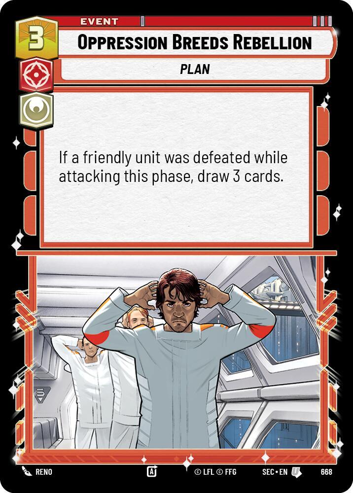 Oppression Breeds Rebellion (Foil) [Secrets of Power] 668