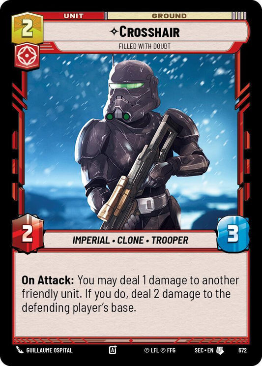 Crosshair - Filled With Doubt (Foil) [Secrets of Power] 672