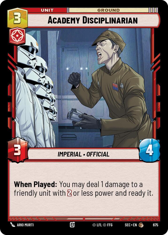 Academy Disciplinarian (Foil) [Secrets of Power] 675
