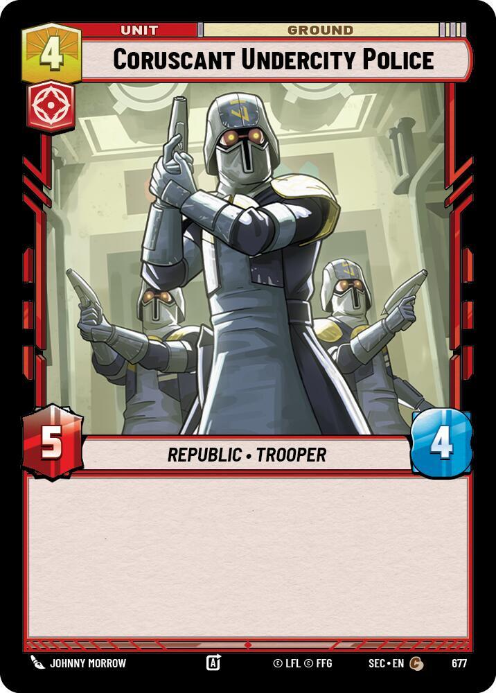 Coruscant Undercity Police (Foil) [Secrets of Power] 677
