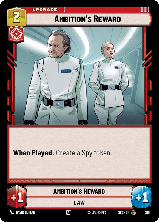 Ambition's Reward (Foil) [Secrets of Power] 685