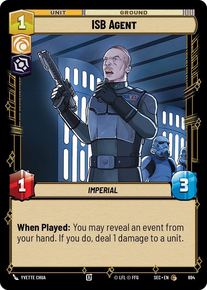 ISB Agent (Foil) [Secrets of Power] 694