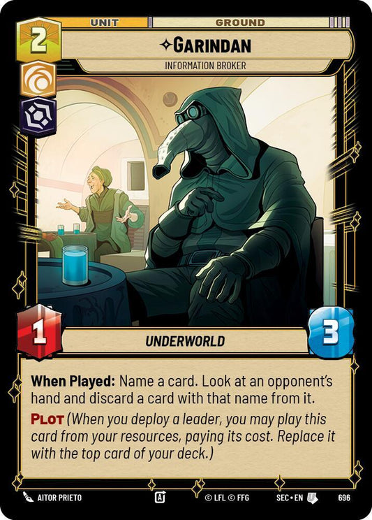 Garindan - Information Broker (Foil) [Secrets of Power] 696