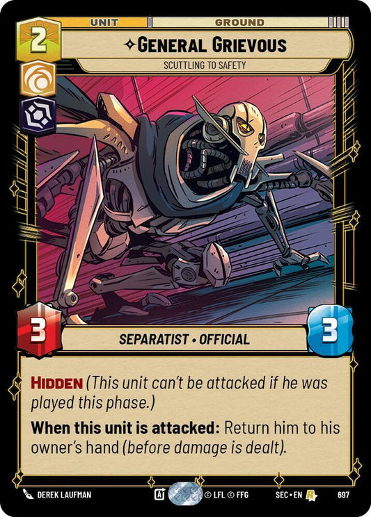 General Grievous - Scuttling to Safety (Foil) [Secrets of Power] 697