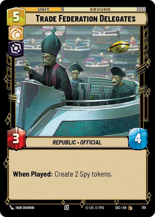 Trade Federation Delegates (Foil) [Secrets of Power] 701