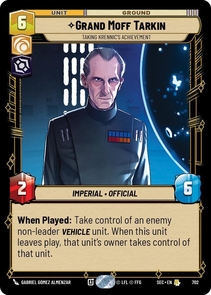 Grand Moff Tarkin - Taking Krennic's Achievement (Foil) [Secrets of Power] 702
