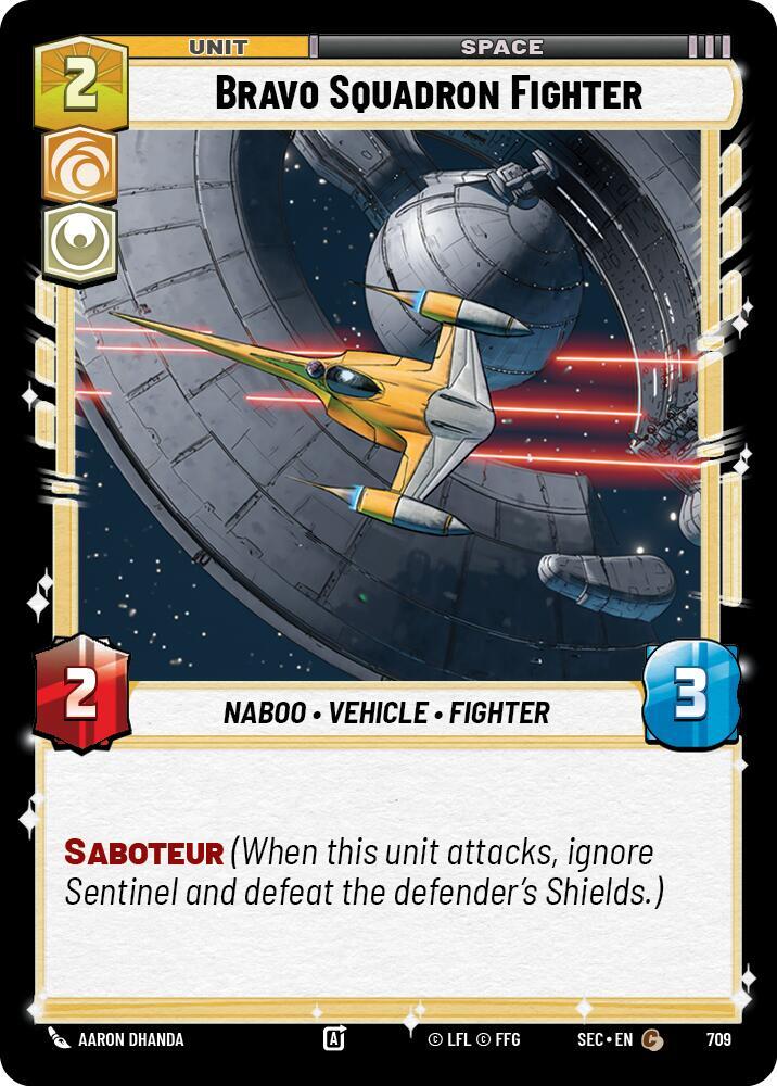 Bravo Squadron Fighter (Foil) [Secrets of Power] 709