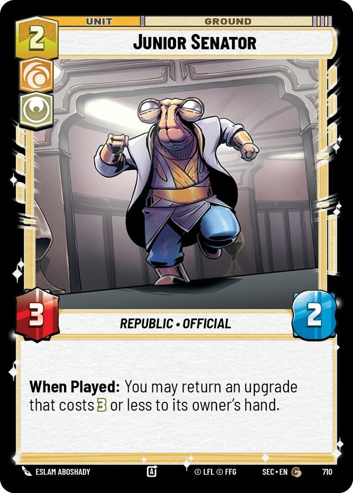 Junior Senator (Foil) [Secrets of Power] 710