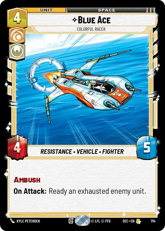 Blue Ace - Colorful Racer (Foil) [Secrets of Power] 714