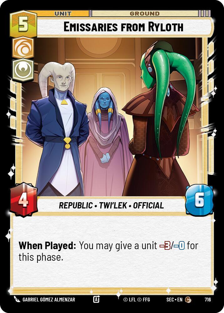 Emissaries from Ryloth (Foil) [Secrets of Power] 716