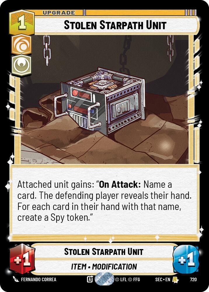Stolen Starpath Unit (Foil) [Secrets of Power] 720