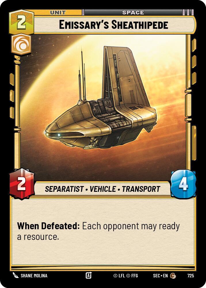 Emissary's Sheathipede (Foil) [Secrets of Power] 725