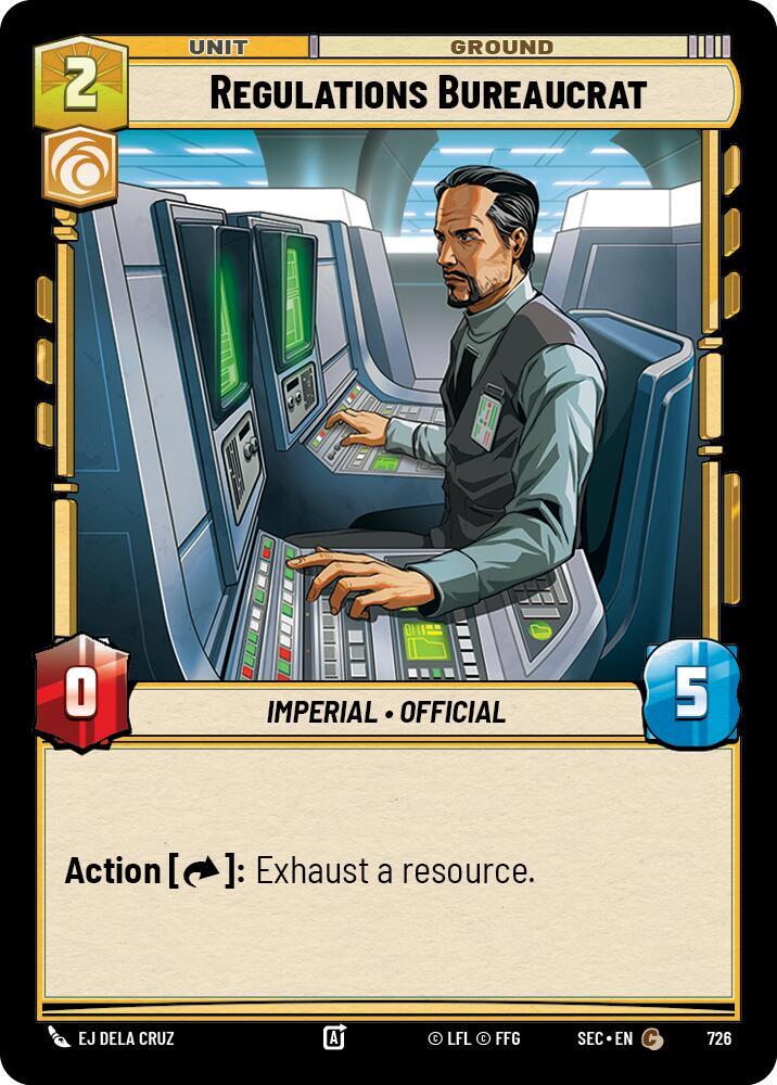 Regulations Bureaucrat (Foil) [Secrets of Power] 726