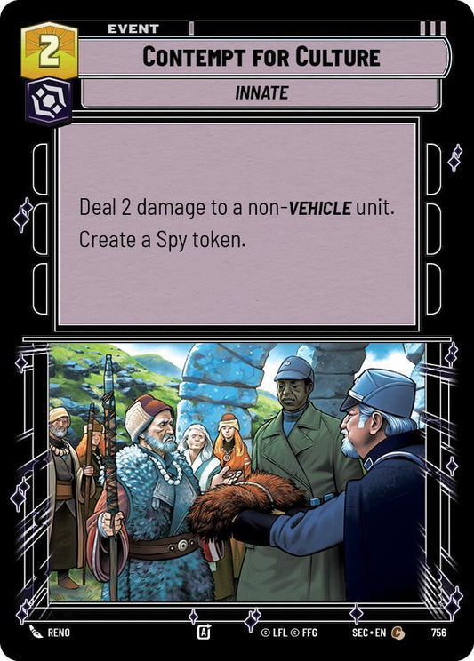 Contempt for Culture (Foil) [Secrets of Power] 756