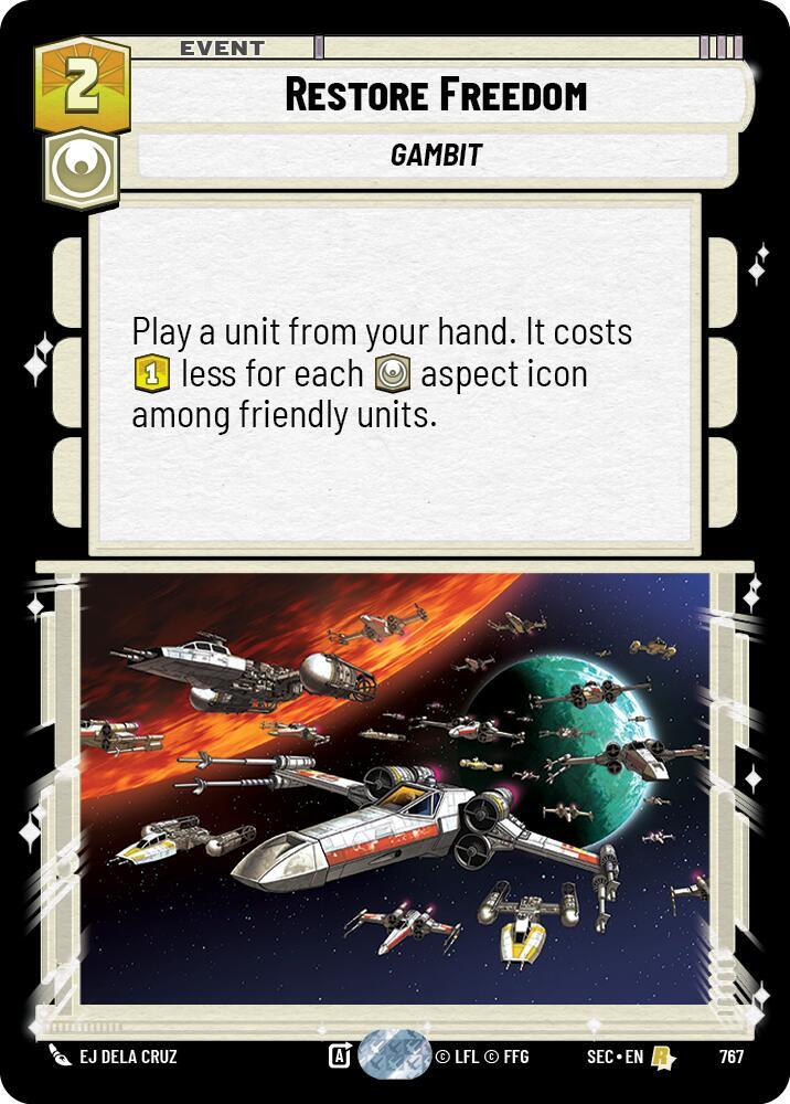 Restore Freedom (Foil) [Secrets of Power] 767