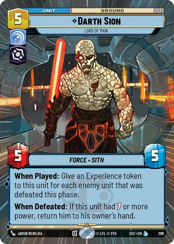 Darth Sion - Lord of Pain (Hyperspace) [Secrets of Power] 299