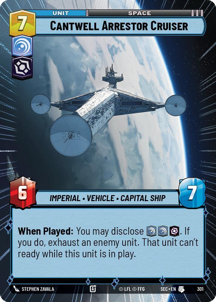 Cantwell Arrestor Cruiser (Hyperspace) [Secrets of Power] 301
