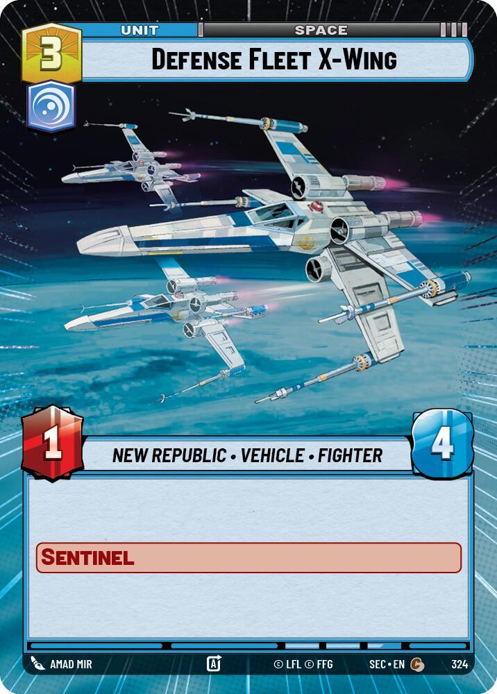 Defense Fleet X-Wing (Hyperspace) [Secrets of Power] 324