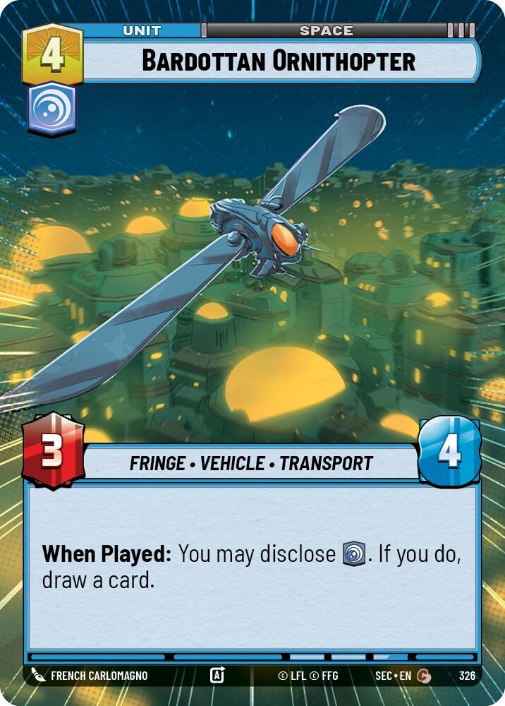 Bardottan Ornithopter (Hyperspace) [Secrets of Power] 326