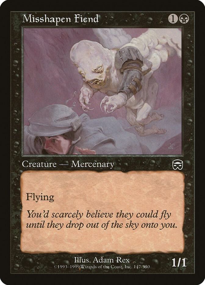 Misshapen Fiend [Mercadian Masques] 147