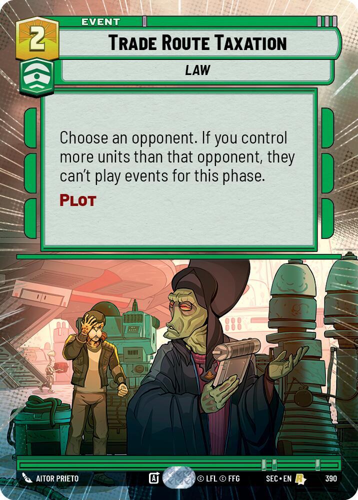 Trade Route Taxation (Hyperspace) [Secrets of Power] 390