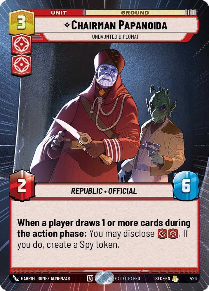 Chairman Papanoida - Undaunted Diplomat (Hyperspace) [Secrets of Power] 423