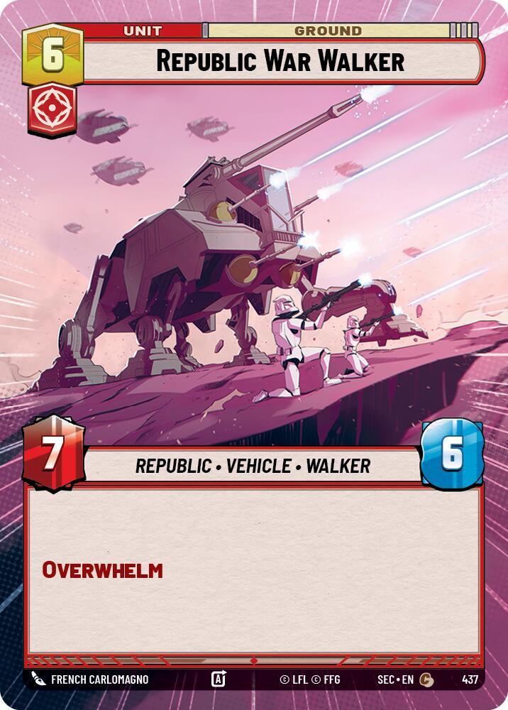 Republic War Walker (Hyperspace) [Secrets of Power] 437