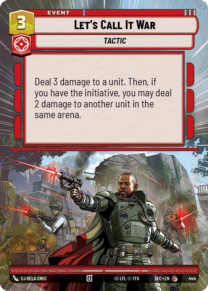 Let's Call It War (Hyperspace) [Secrets of Power] 444