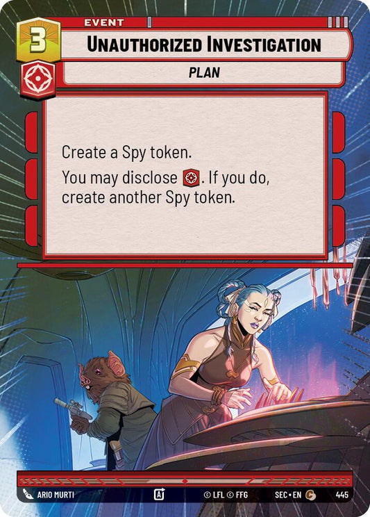 Unauthorized Investigation (Hyperspace) [Secrets of Power] 445