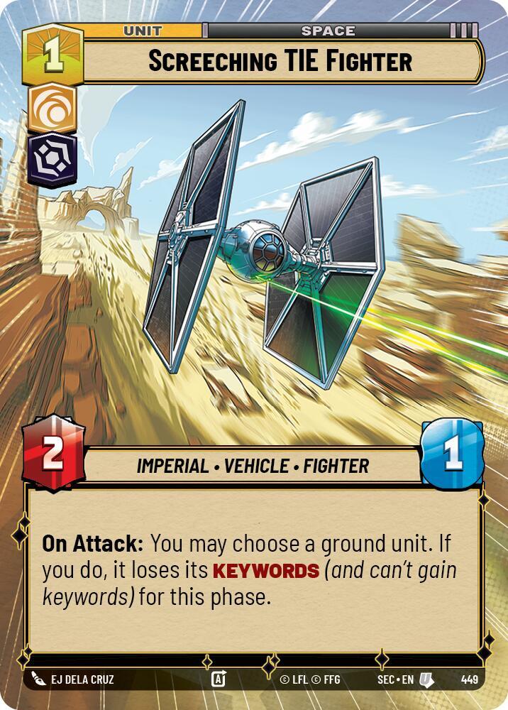 Screeching TIE Fighter (Hyperspace) [Secrets of Power] 449