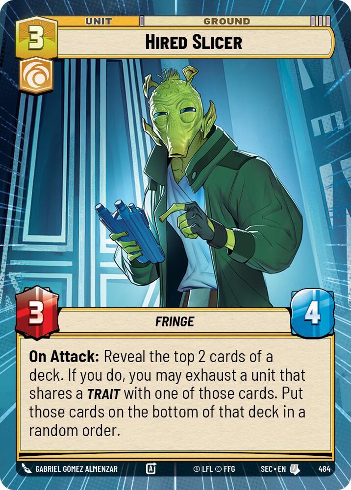 Hired Slicer (Hyperspace) [Secrets of Power] 484