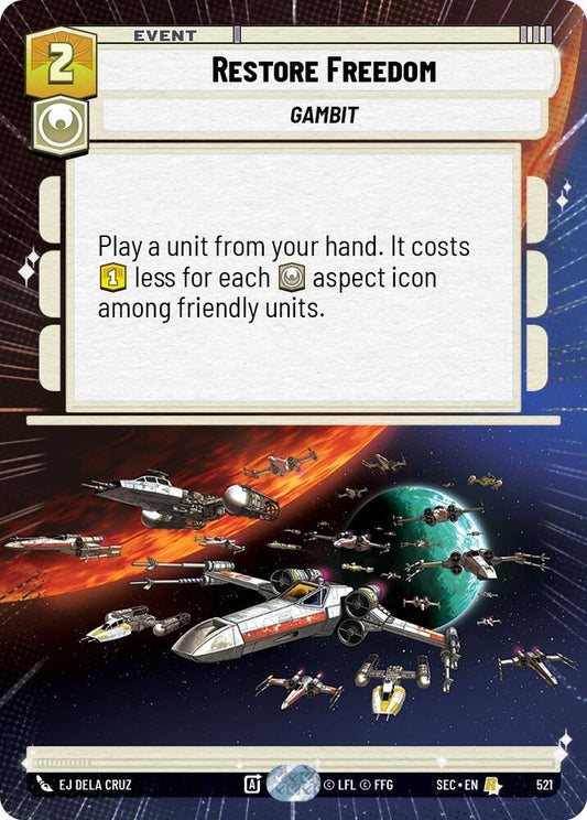 Restore Freedom (Hyperspace) [Secrets of Power] 521