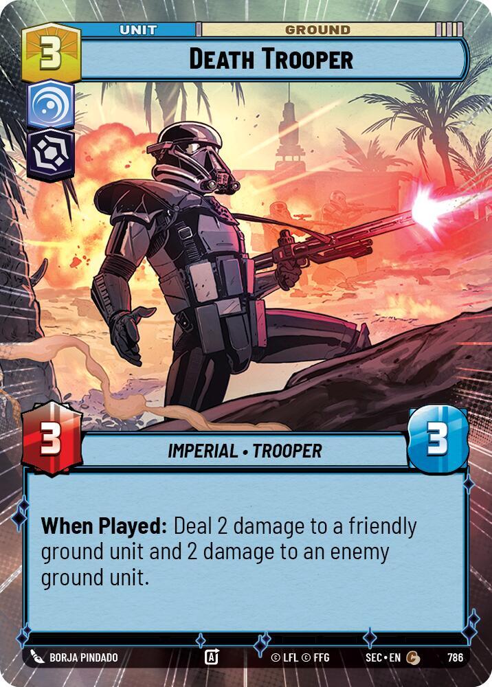 Death Trooper (Hyperspace Foil) [Secrets of Power] 786