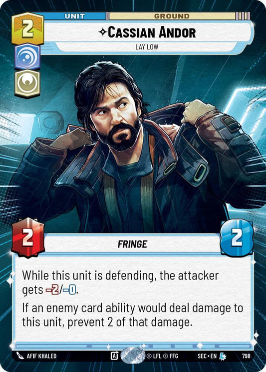 Cassian Andor - Lay Low (Hyperspace Foil) [Secrets of Power] 798