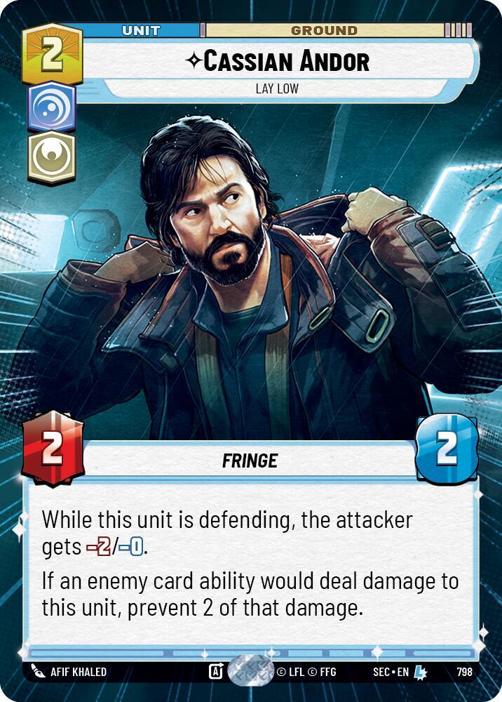 Cassian Andor - Lay Low (Hyperspace Foil) [Secrets of Power] 798